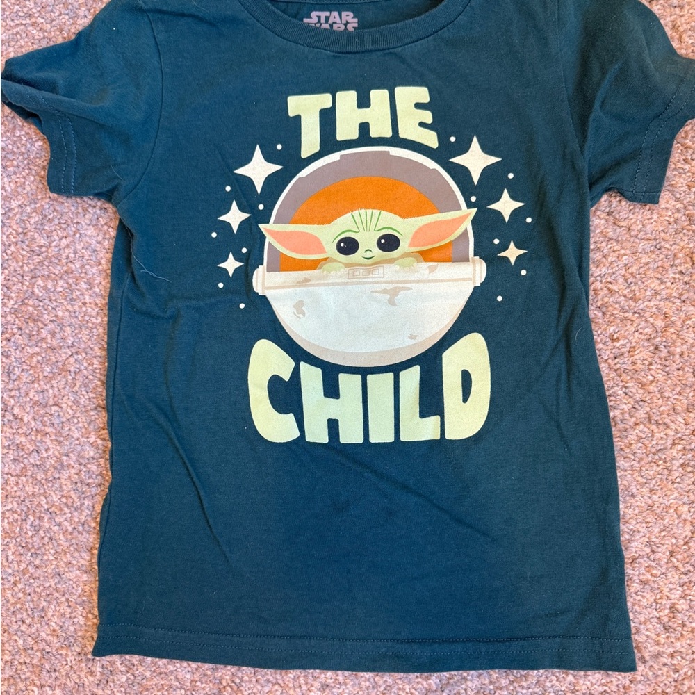 Disney Star Wars The Child Kids Graphic Tee - Green size 5T